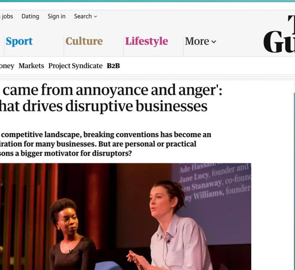 ‘It came from annoyance and anger’: what drives disruptive businesses