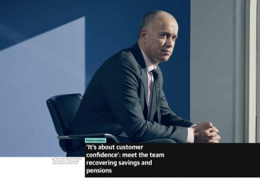 ‘It's about customer confidence’: meet the team recovering savings and pensions