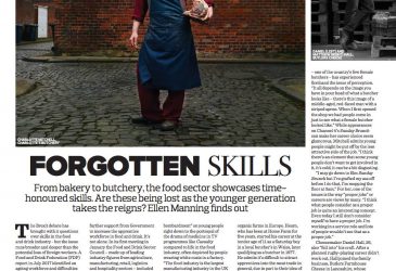 Forgotten skills from bakery to butchery