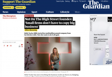 Not On The High Street founder: 'Small firms don't have to copy big business'