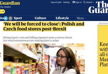‘We will be forced to close’: Polish and Czech food stores post-Brexit