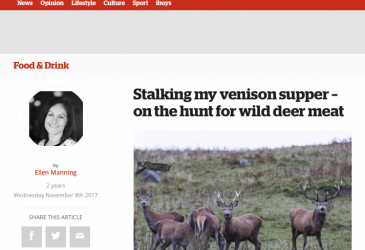 Stalking my venison supper – on the hunt for wild deer meat