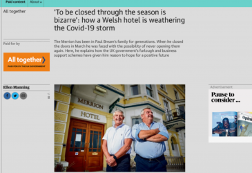 'To be closed through the season is bizarre'_ how a Welsh hotel is weathering the Covid-19 storm