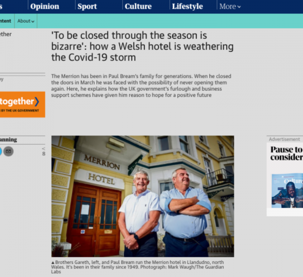 'To be closed through the season is bizarre'_ how a Welsh hotel is weathering the Covid-19 storm