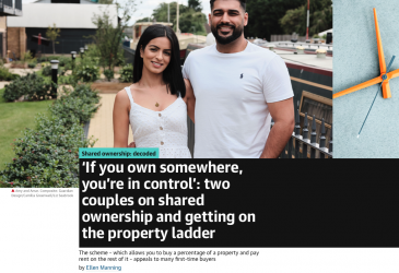 ‘If you own somewhere, you’re in control’: two couples on shared ownership and getting on the property ladder