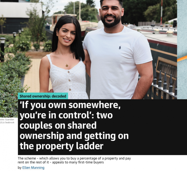 ‘If you own somewhere, you’re in control’: two couples on shared ownership and getting on the property ladder