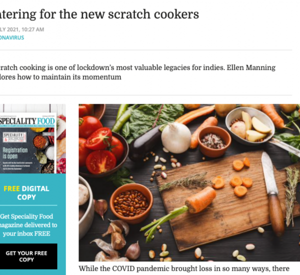 Catering for the new scratch cookers