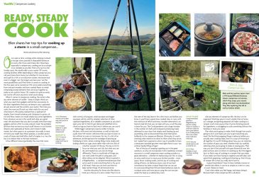 Campervan cooking