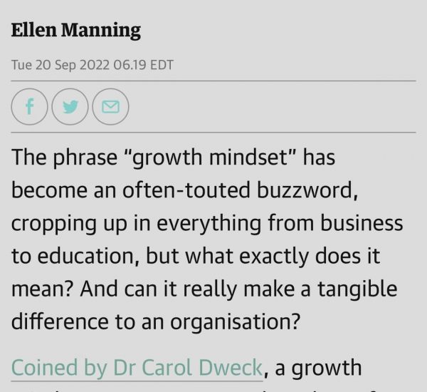 Guardian Growth mindset