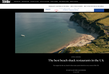 CN Traveller beach shacks