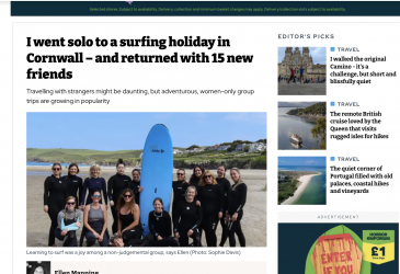 Newspaper screenshot