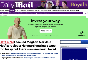 Daily Mail screenshot